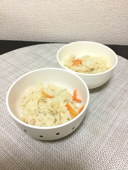 簡単♪ごぼうとにんじんとちくわの炊き込みご飯