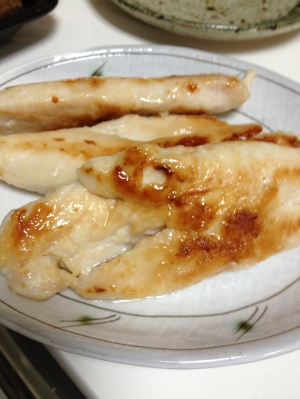 塩麹♪簡単鶏のささみのサッパリ焼き