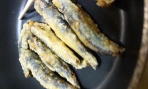 包丁いらずの鰯のから揚げ