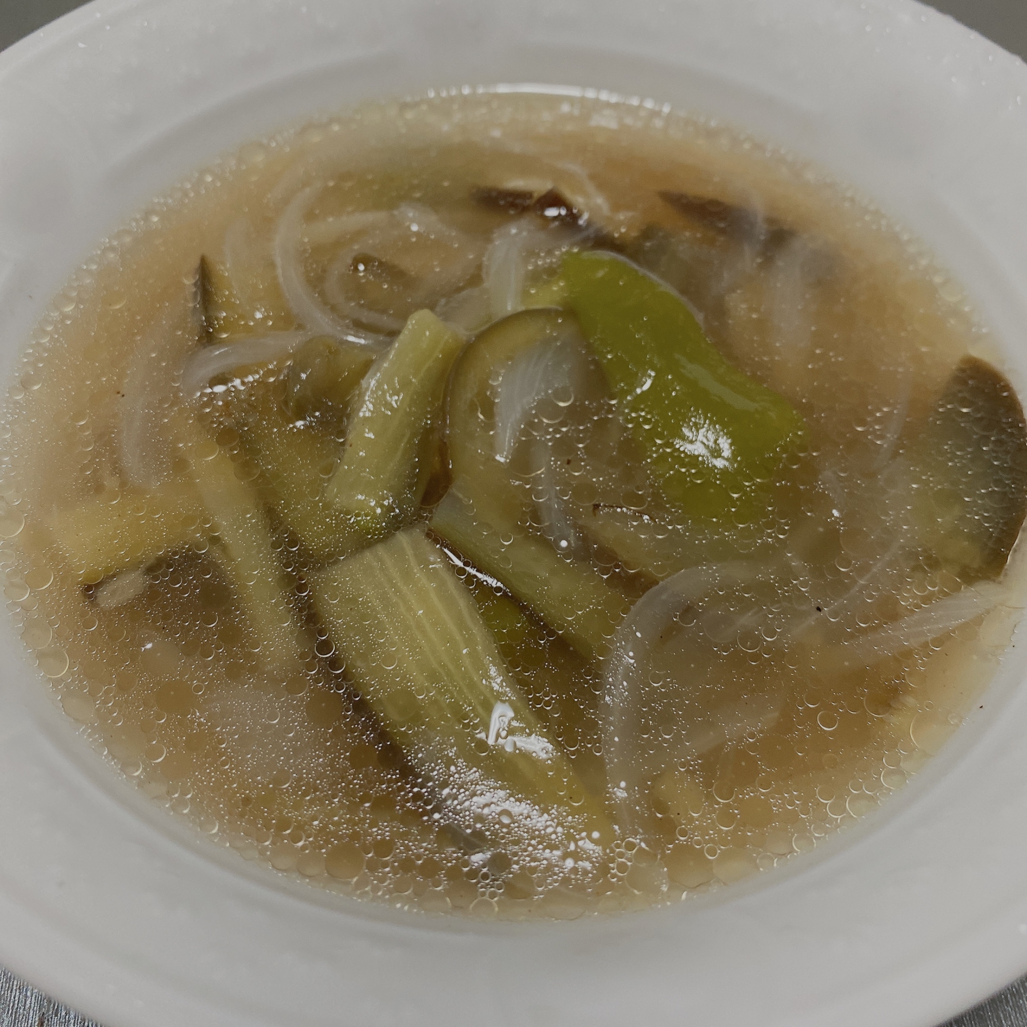 夏野菜の簡単中華スープ
