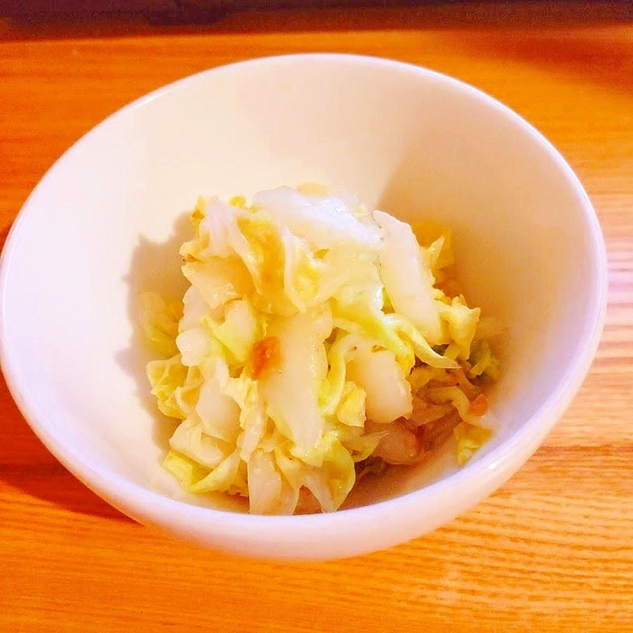 【5分副菜】電子レンジで白菜の梅ごま和え