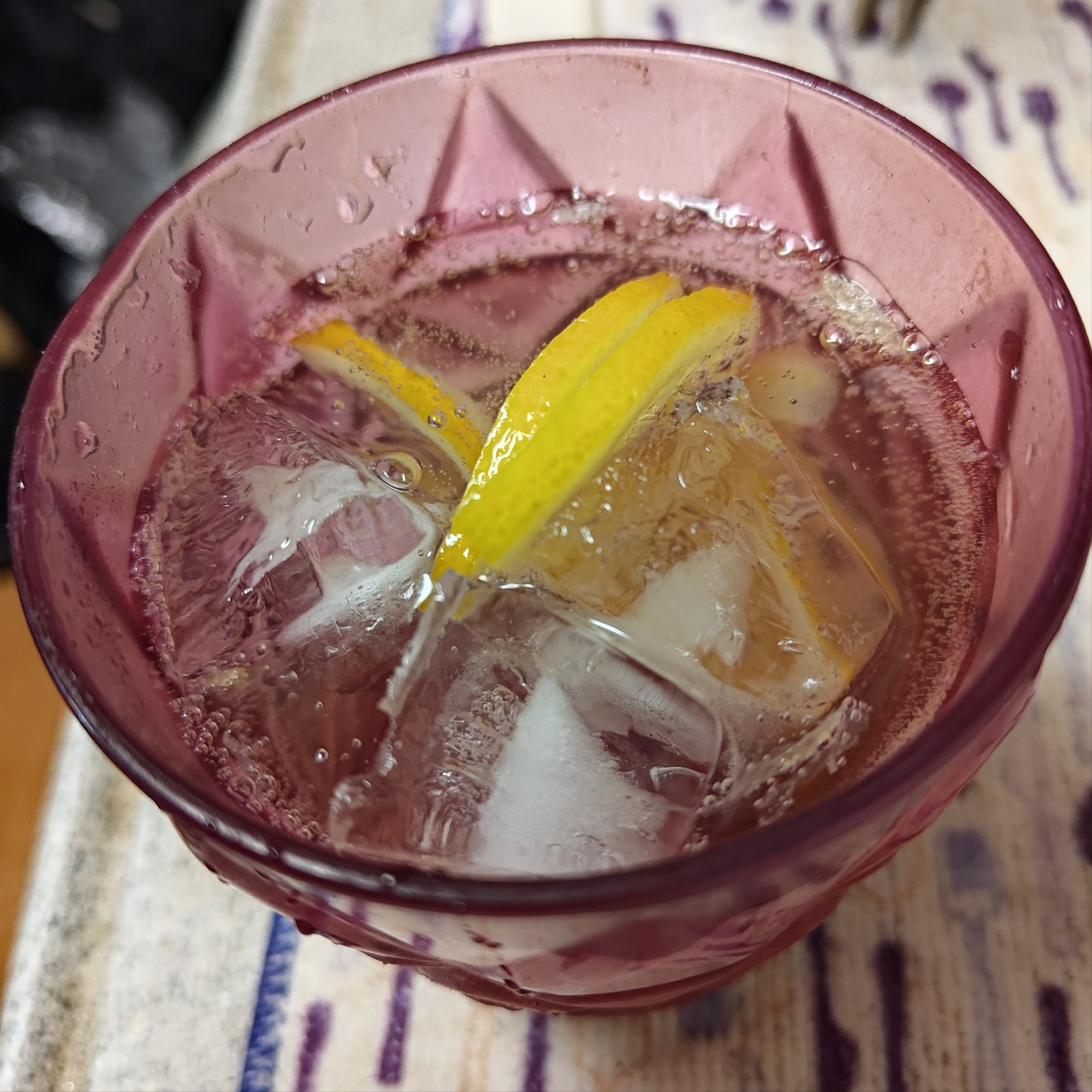 シロップレモンのヨーグルト