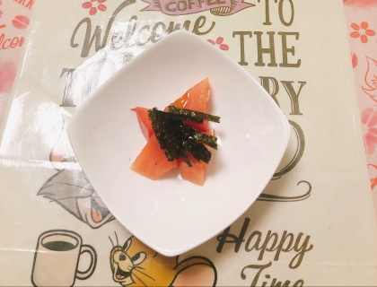 トマトで作りました✧˖°ナムルってごま油とれて健康的で良いですね( ๑ ◕ ؎‹ )♡また食べたいです˭̴̵̶͈ૣ؎ ˭̴̵̶͈♪