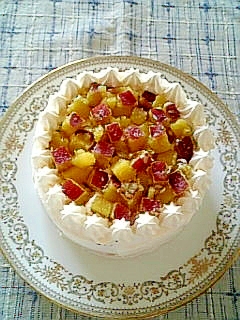 さつまいもdeショートケーキ レシピ 作り方 By ティア アスラン 楽天レシピ