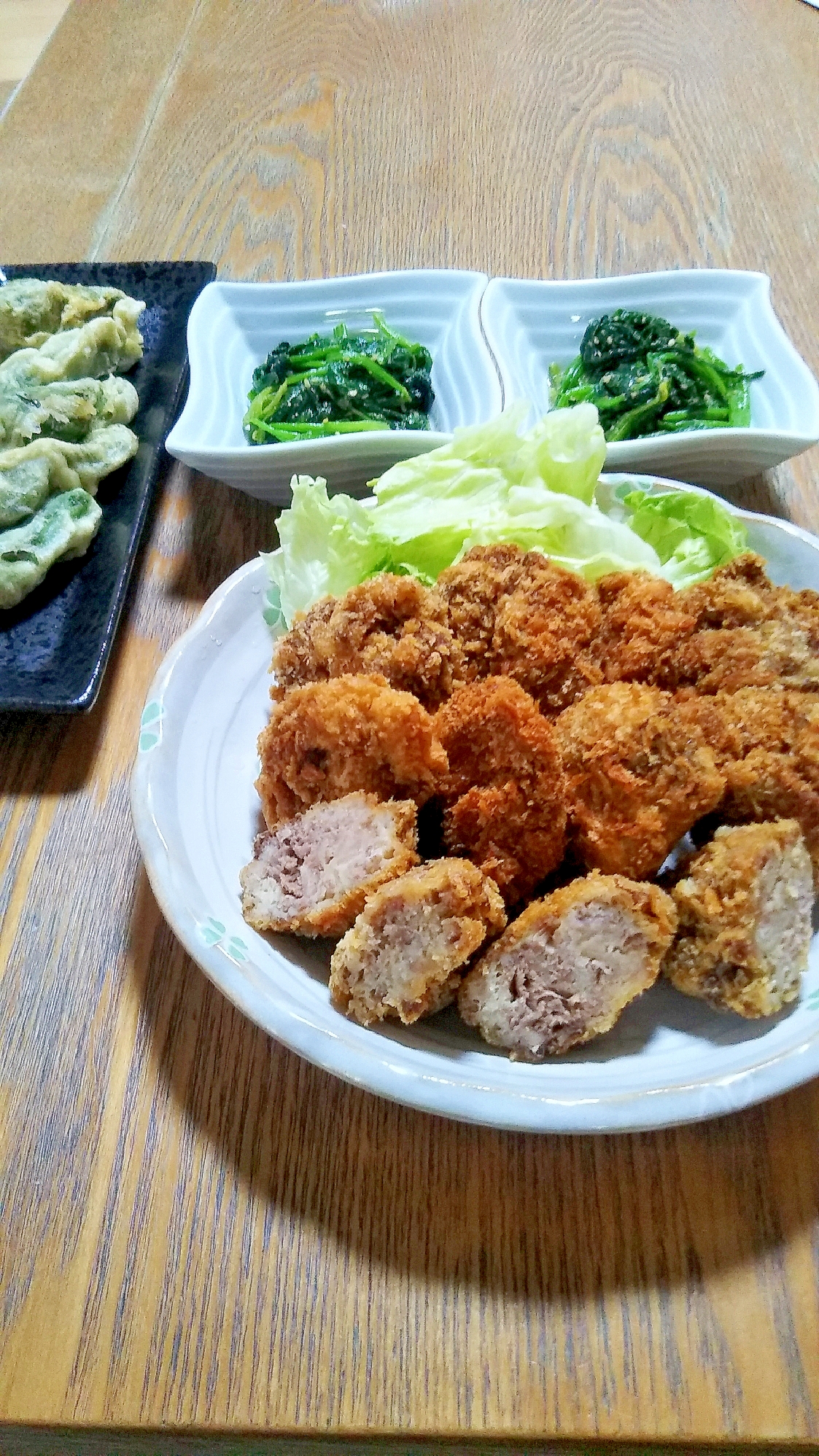 牛こま肉で！ビフカツ！