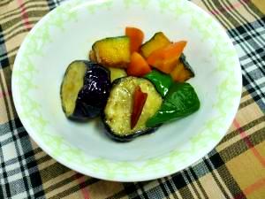 簡単　ナスの揚げびたし