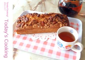 ナッツたっぷりのしっとりパウンドケーキ レシピ 作り方 By Torezu 楽天レシピ