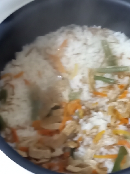 シラスと生姜の炊き込みご飯