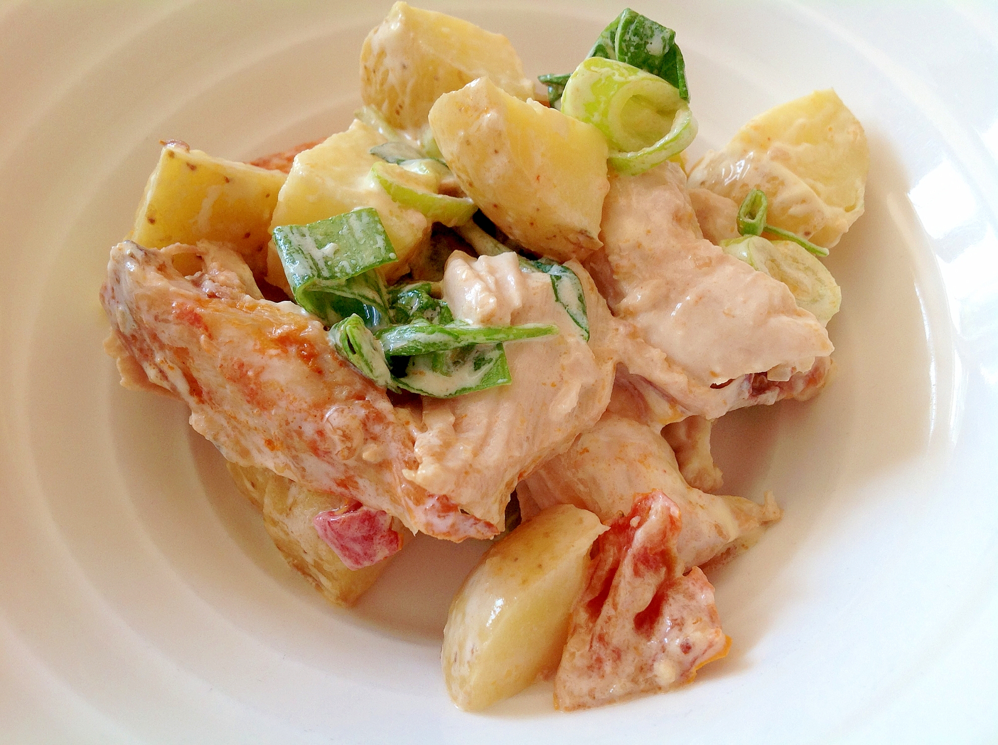 ローストチキンと新じゃがのサラダ