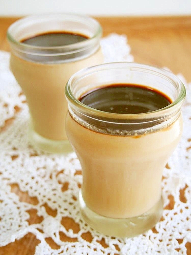 大人カフェオレパンナコッタ!ほろ苦ソース