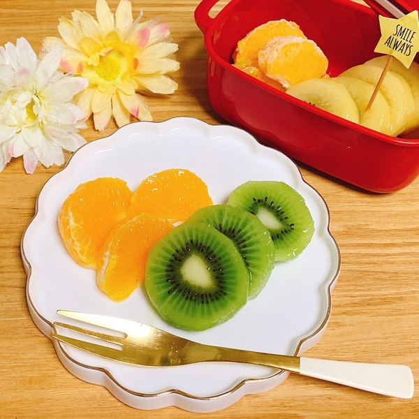 ひんやり2つのフルーツ デザートorお弁当 レシピ 作り方 By Sweet Sweet 楽天レシピ ひんやり2つのフルーツ デザートorお弁当 レシピ 作り方 By Sweet Sweet 楽天レシピ