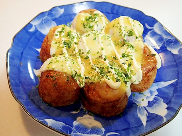 酢味噌 マヨ 青のりで チーズたこ焼き レシピ 作り方 By ぷ みぃまま 楽天レシピ