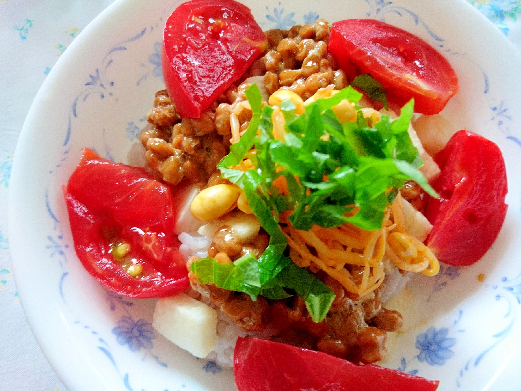 納豆山芋どんぶり