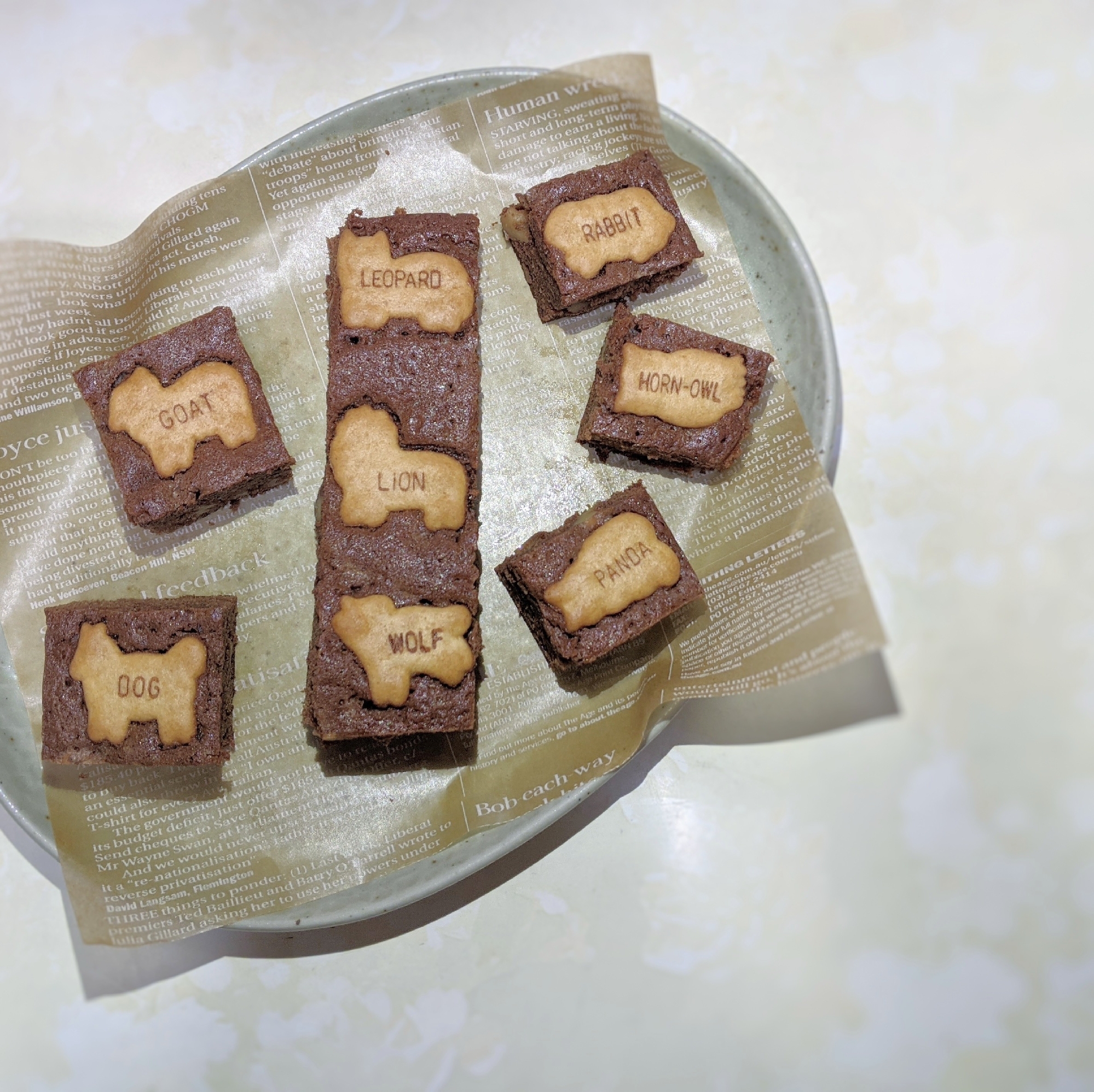 食べっ子動物で簡単ビスケットブラウニー レシピ 作り方 By 0315kh 楽天レシピ