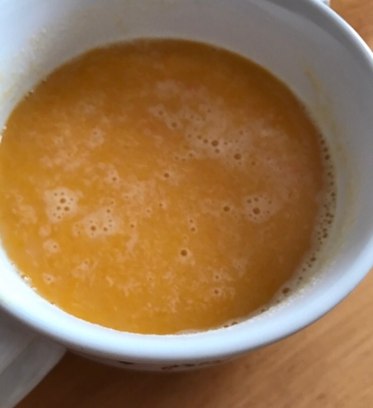ミキサー使用！優しい味の豆乳かぼちゃスープ