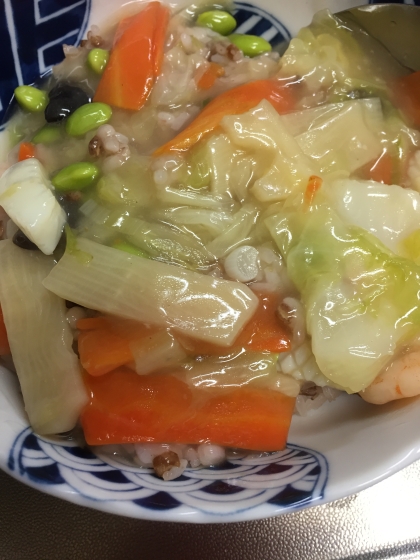 野菜たっぷり☆2人前の皿うどんで3人分♪