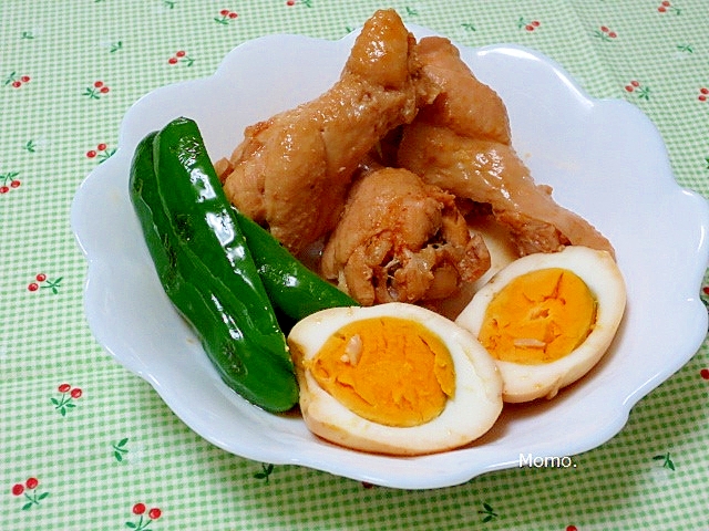 鶏手羽元の味噌コチュジャン煮