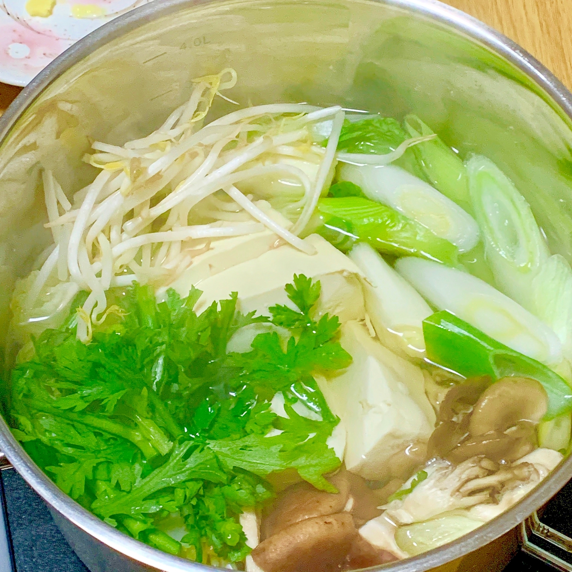 しょうがであつあつ☆湯豆腐