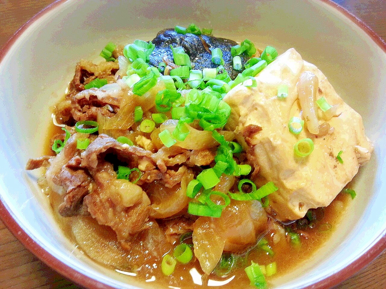 * 煮込み肉豆腐 *