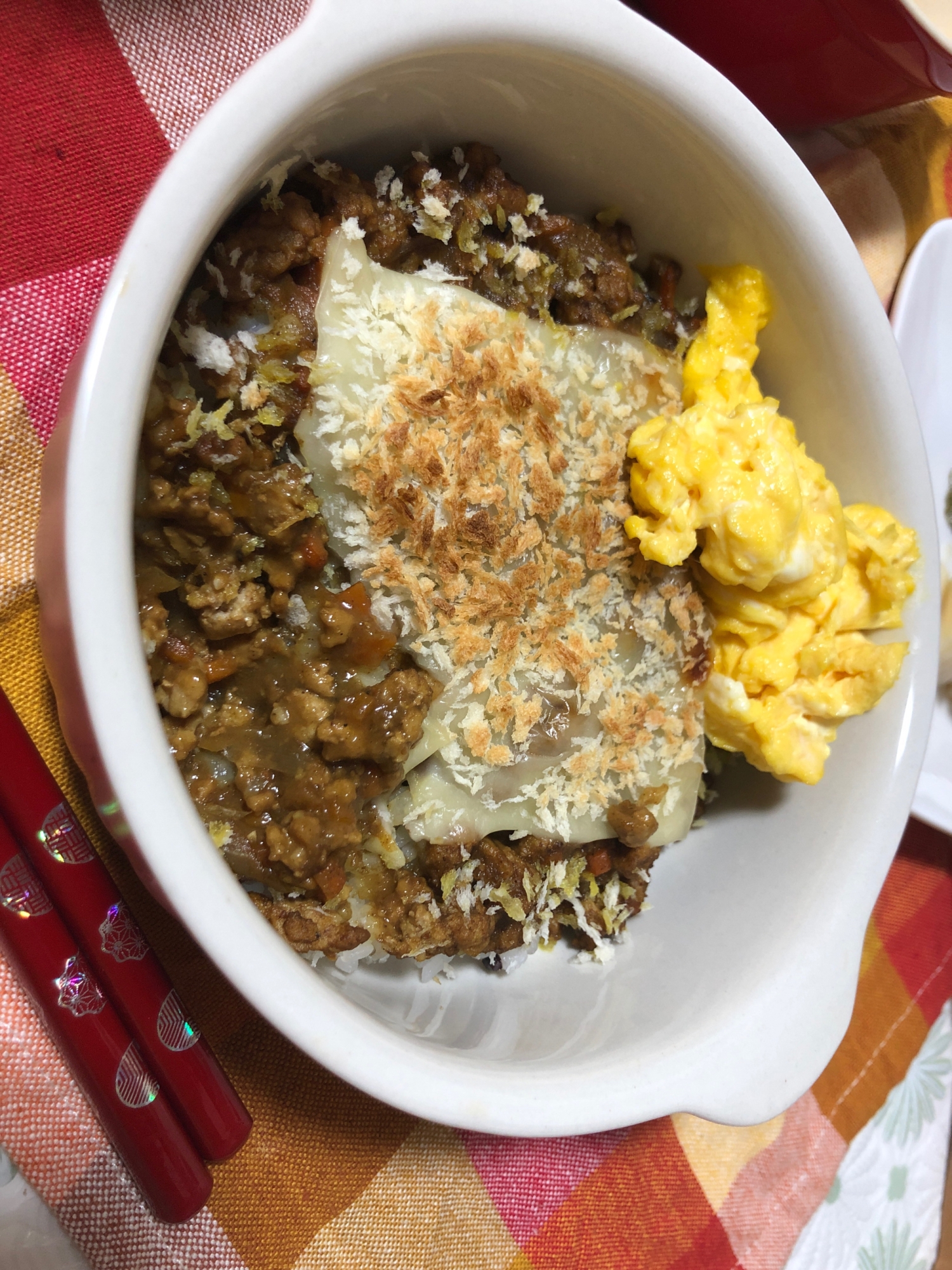 残りのカレーで！カレーチーズドリア