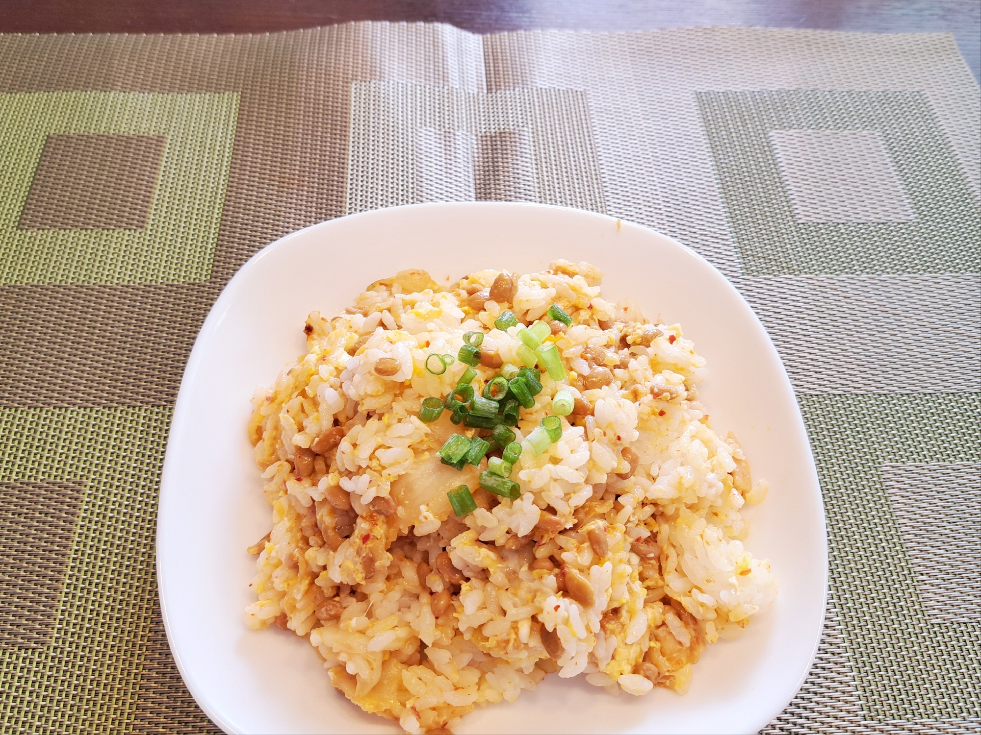 納豆キムチ チャーハン