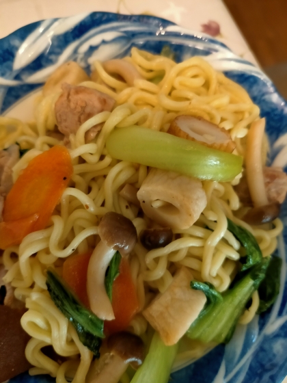 ネギ塩焼きそば