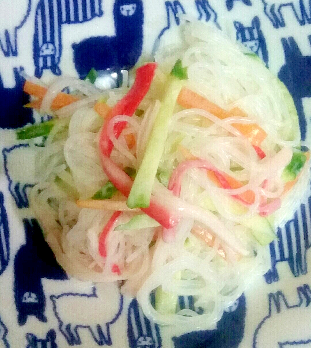 甘酢マヨの春雨サラダ
