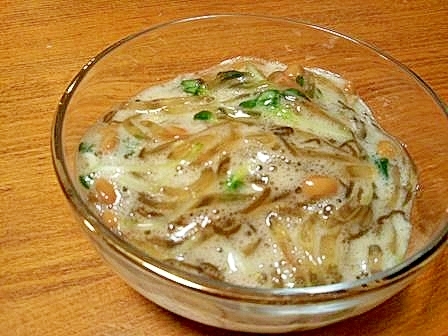 ところてん納豆