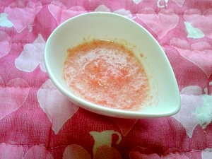 離乳食初期 トマトミルクスープ レシピ 作り方 By 愛也花ママ 楽天レシピ 離乳食初期 トマトミルクスープ レシピ 作り方 By 愛也花ママ 楽天レシピ