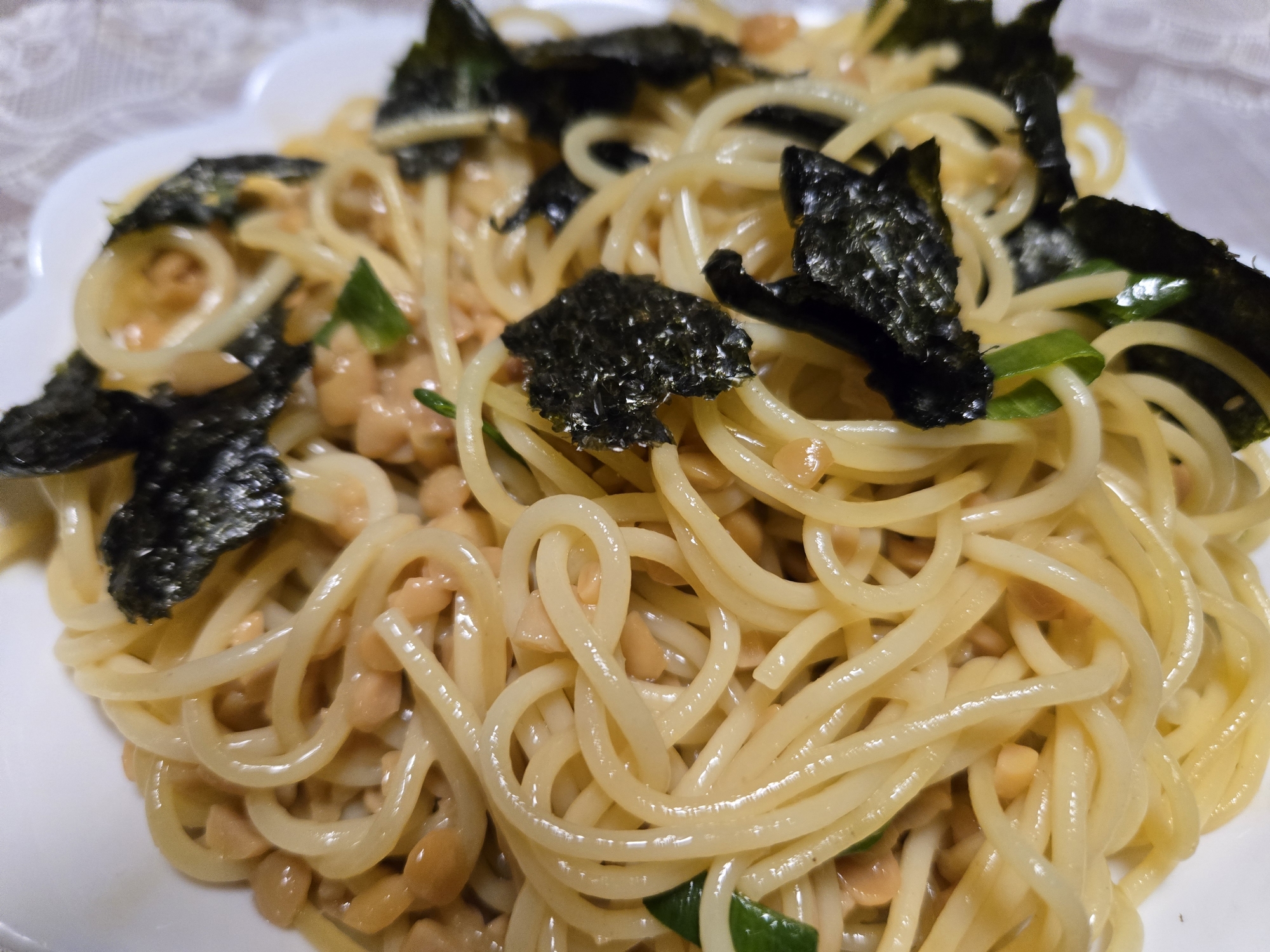 納豆パスタ