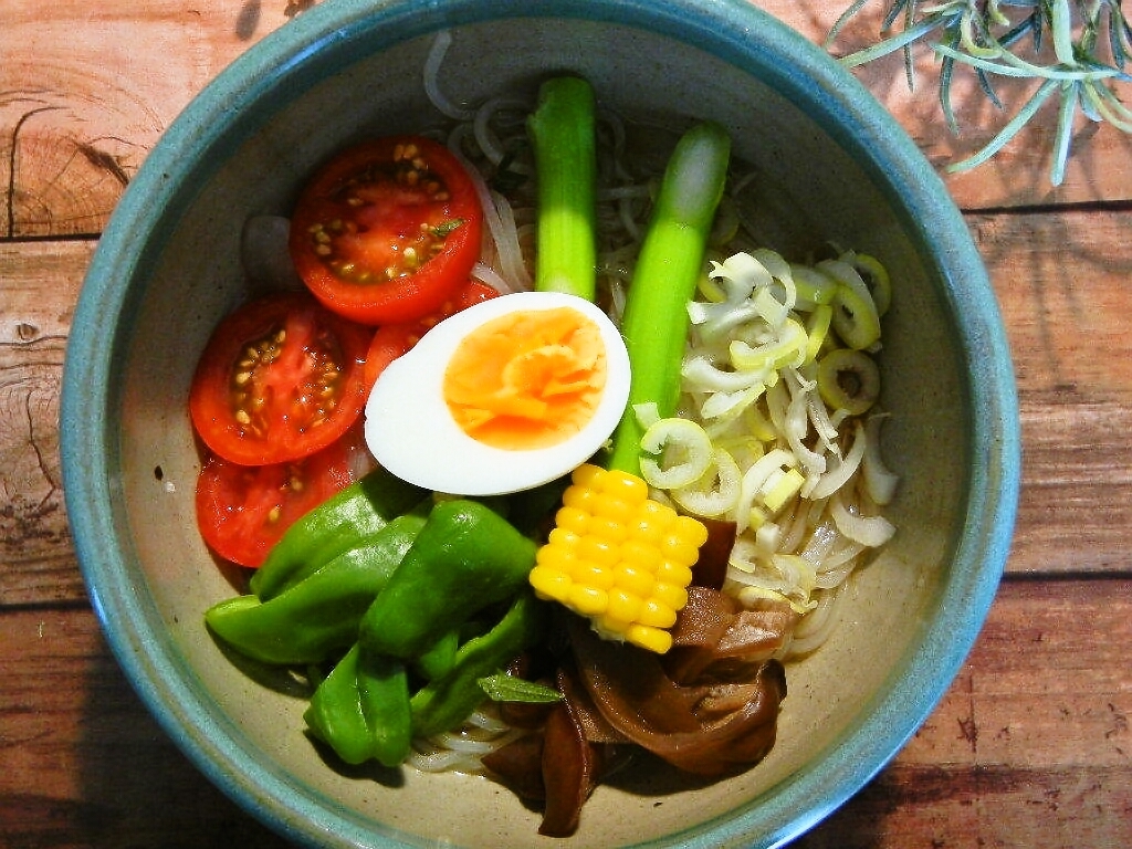 夏野菜の冷麺