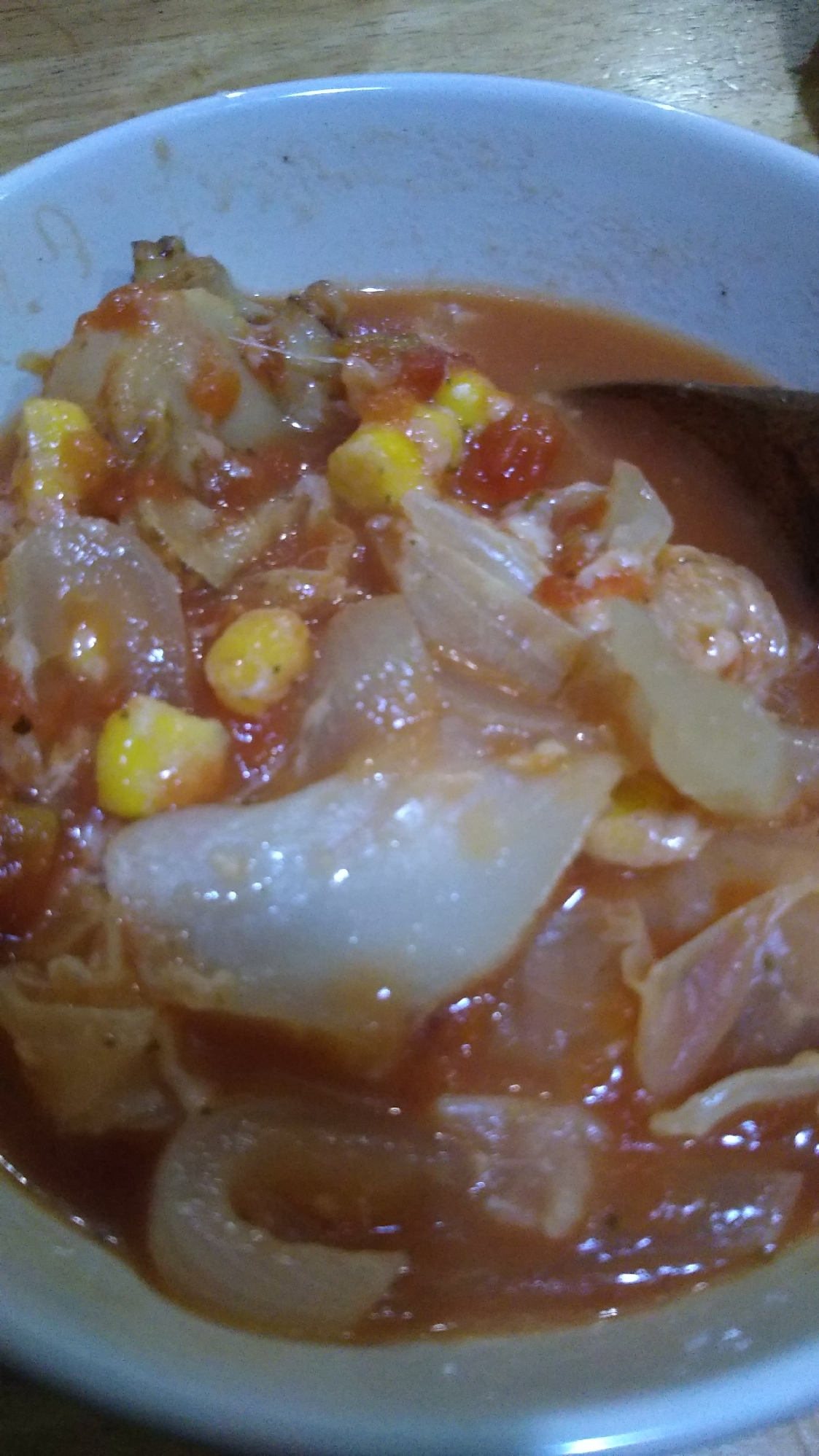 ホタテの具だくさんトマトスープ(о´∀`о)