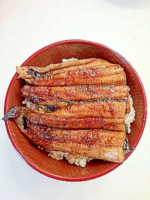 お家で！絶品鰻丼！タレも手作り☆