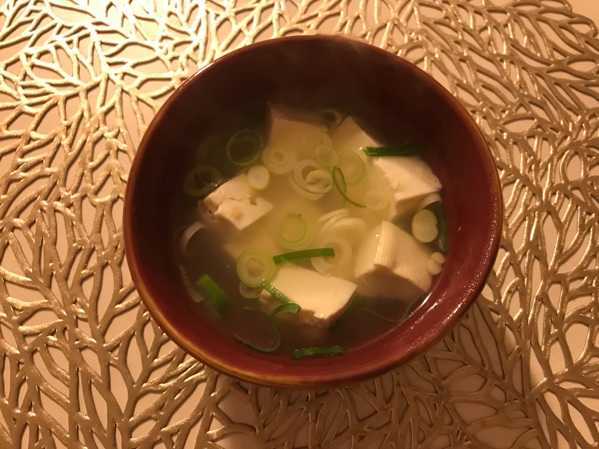 生姜でポカポカ♡簡単お豆腐のスープ