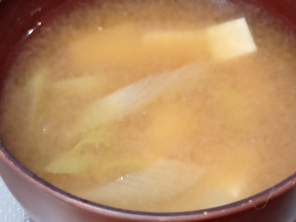 豆腐とねぎのこくうま味噌汁！！