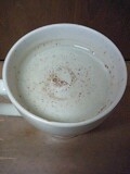 青汁入りの蜂蜜コーヒー、美味しかったです☆シナモンもいいですネ！
ごちそうさまでした♪