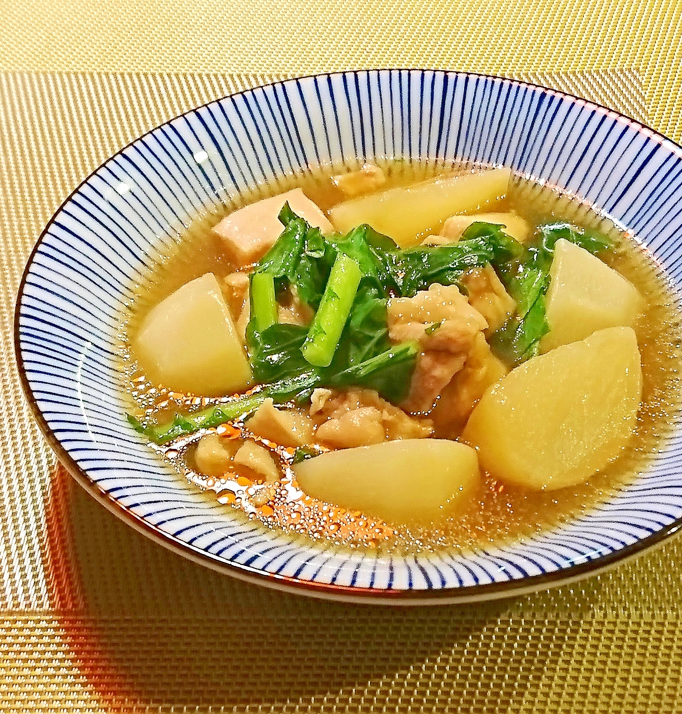 かぶと鶏肉の和風煮