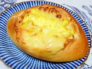 酒かす酵母ストレート法 de おっきなチーズパン レシピ・作り方 by