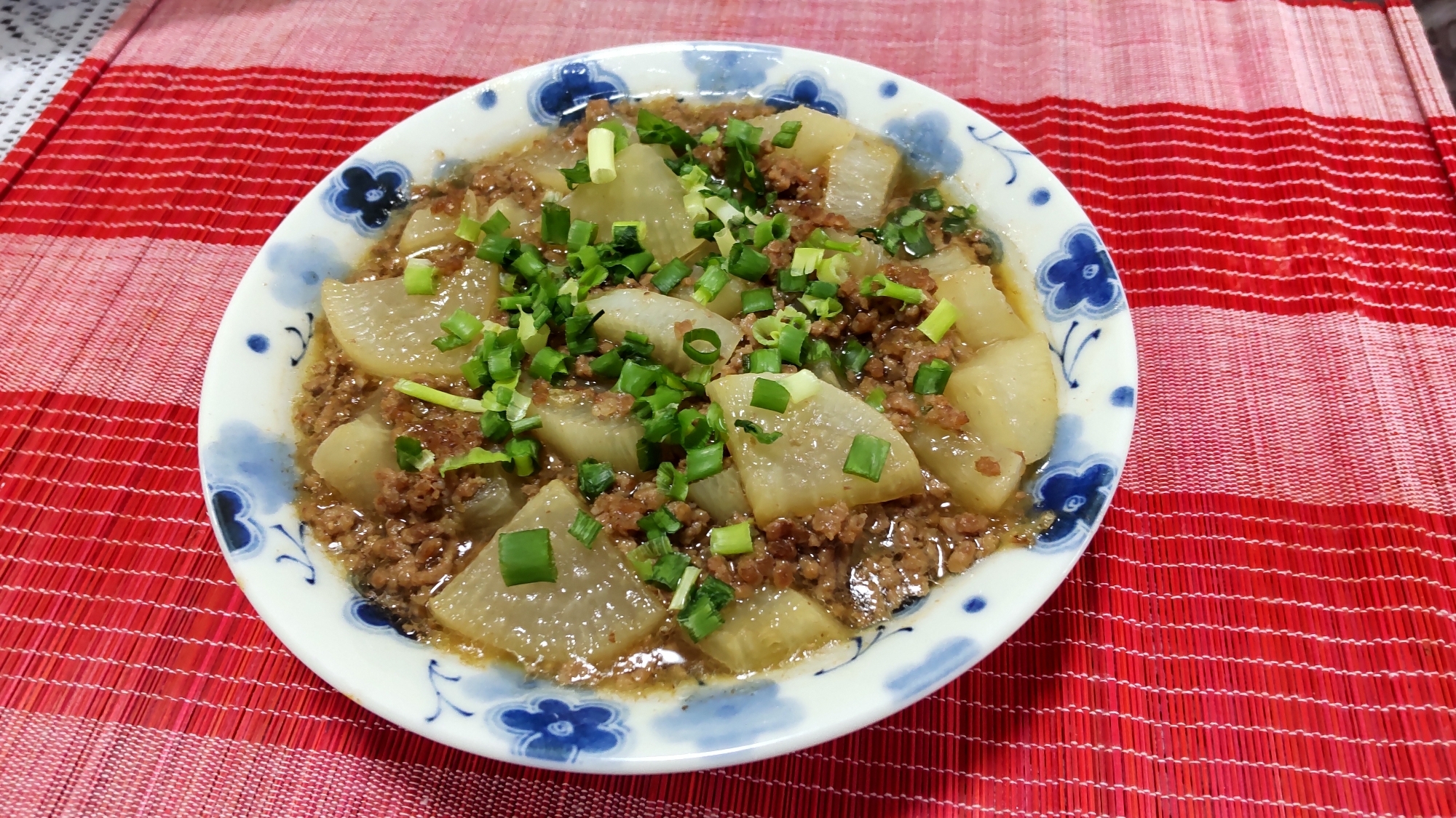 大根とひき肉の和風とろみあんかけ〜