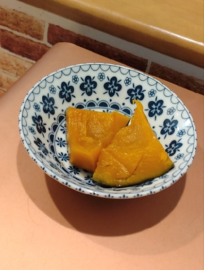 レンジで簡単❣️カボチャの煮物