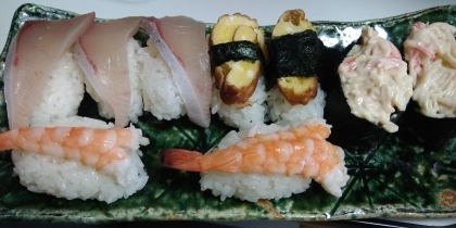 海老にぎり寿司