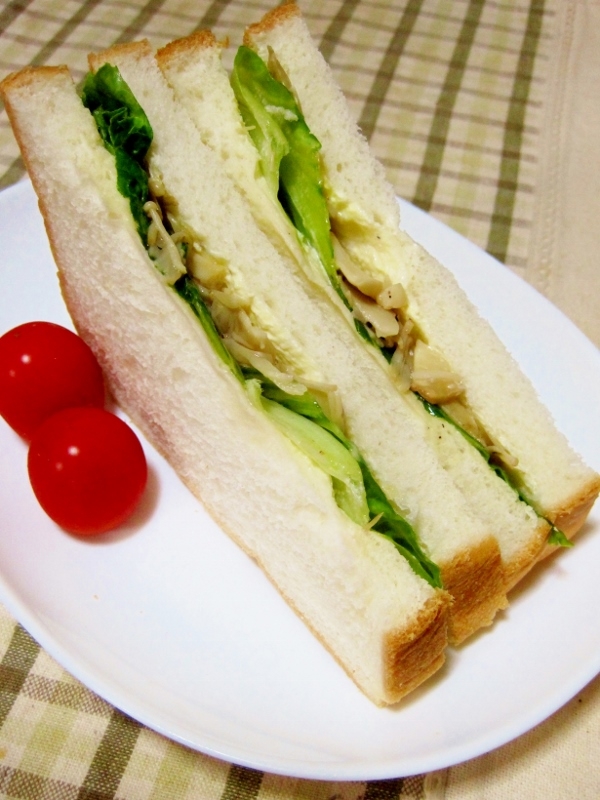 お腹に優しい きのこサンド レシピ 作り方 By yamat 楽天レシピ お腹に優しい きのこサンド レシピ 作り方 By yamat 楽天レシピ