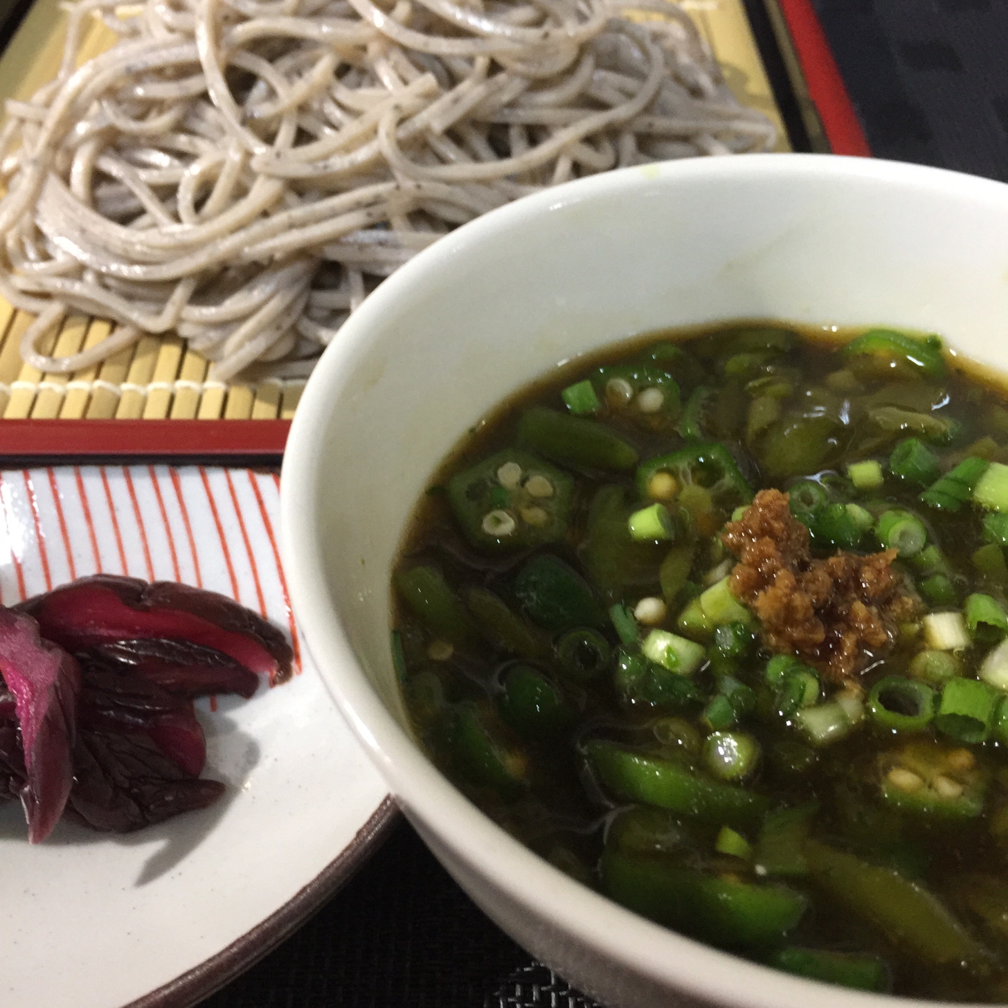 めかぶのつけ蕎麦