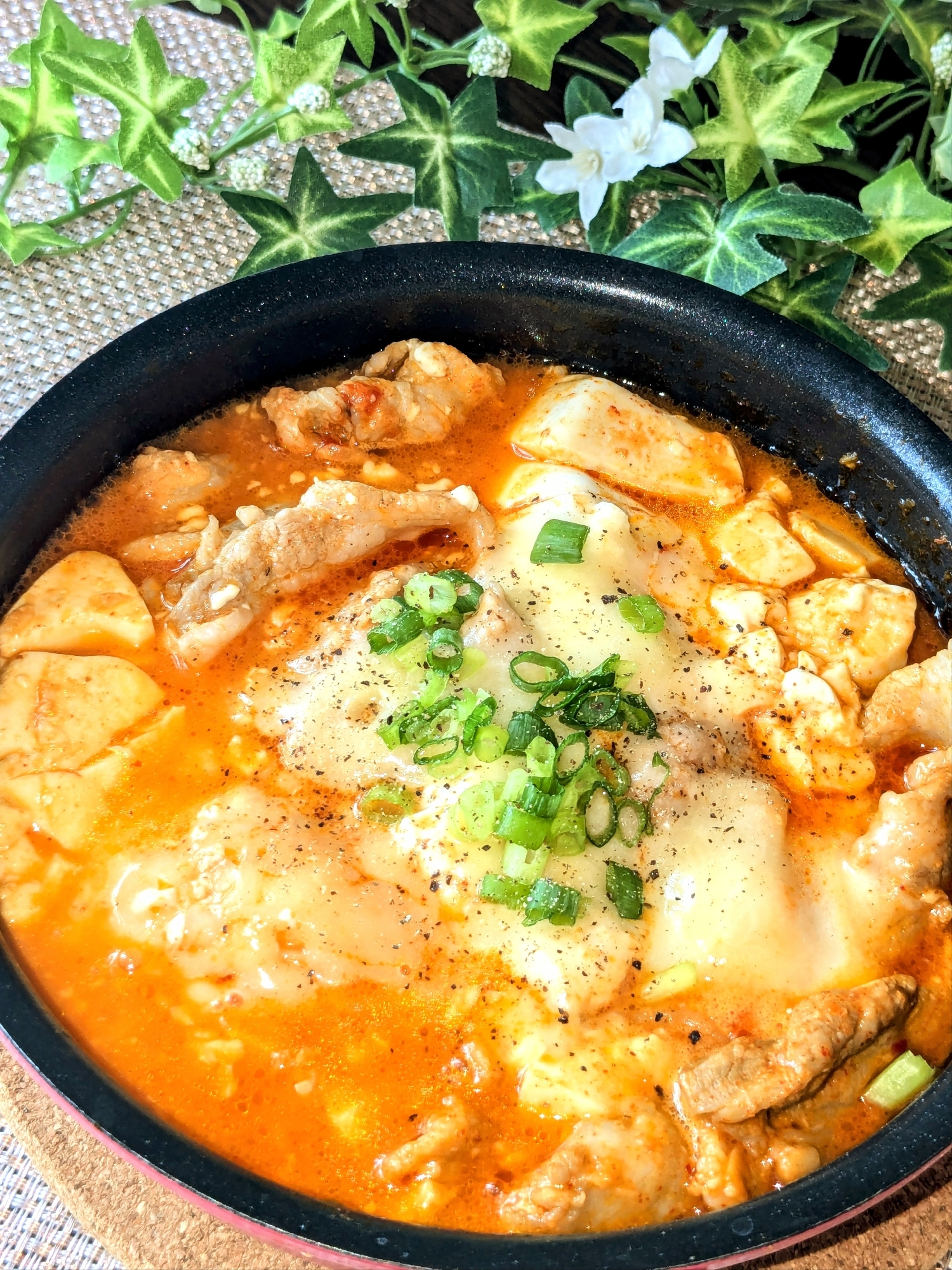 包丁なし！〜豚肉と豆腐のコチュジャン煮〜