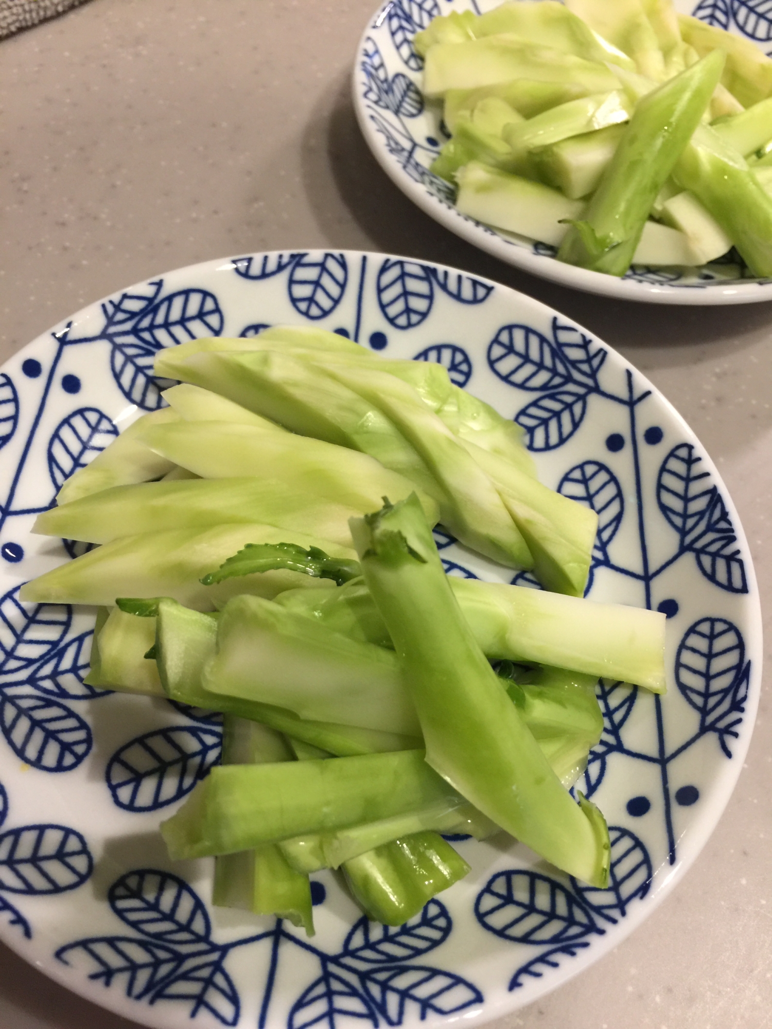 ブロッコリーの芯でぬか漬け