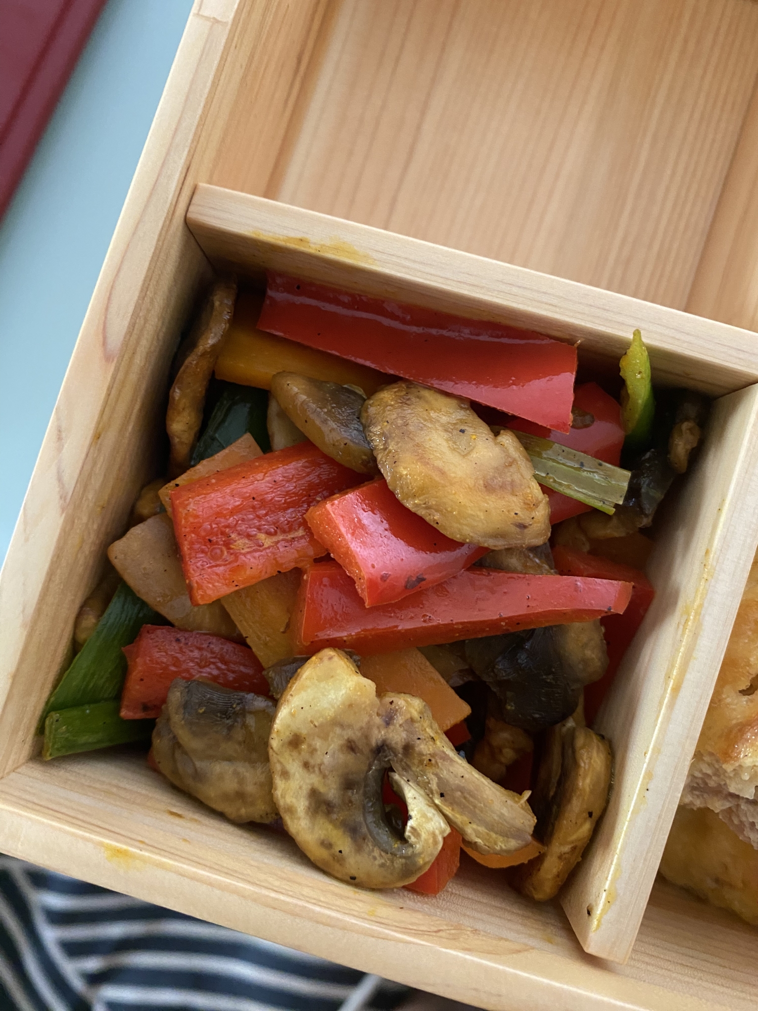 カレー風味の野菜炒め