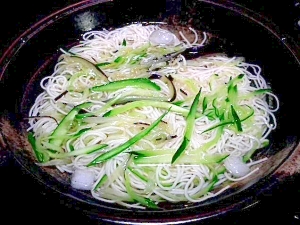 彩りそうめん