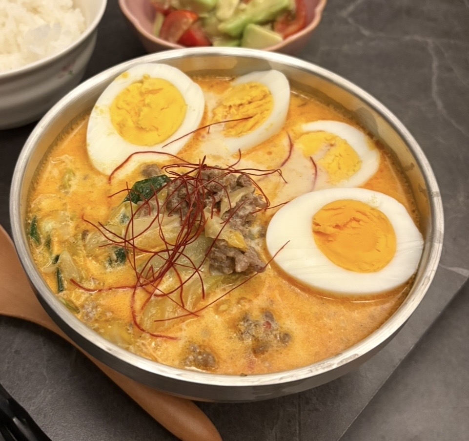 ヘルシー坦々スープ♡ダイエット♡簡単