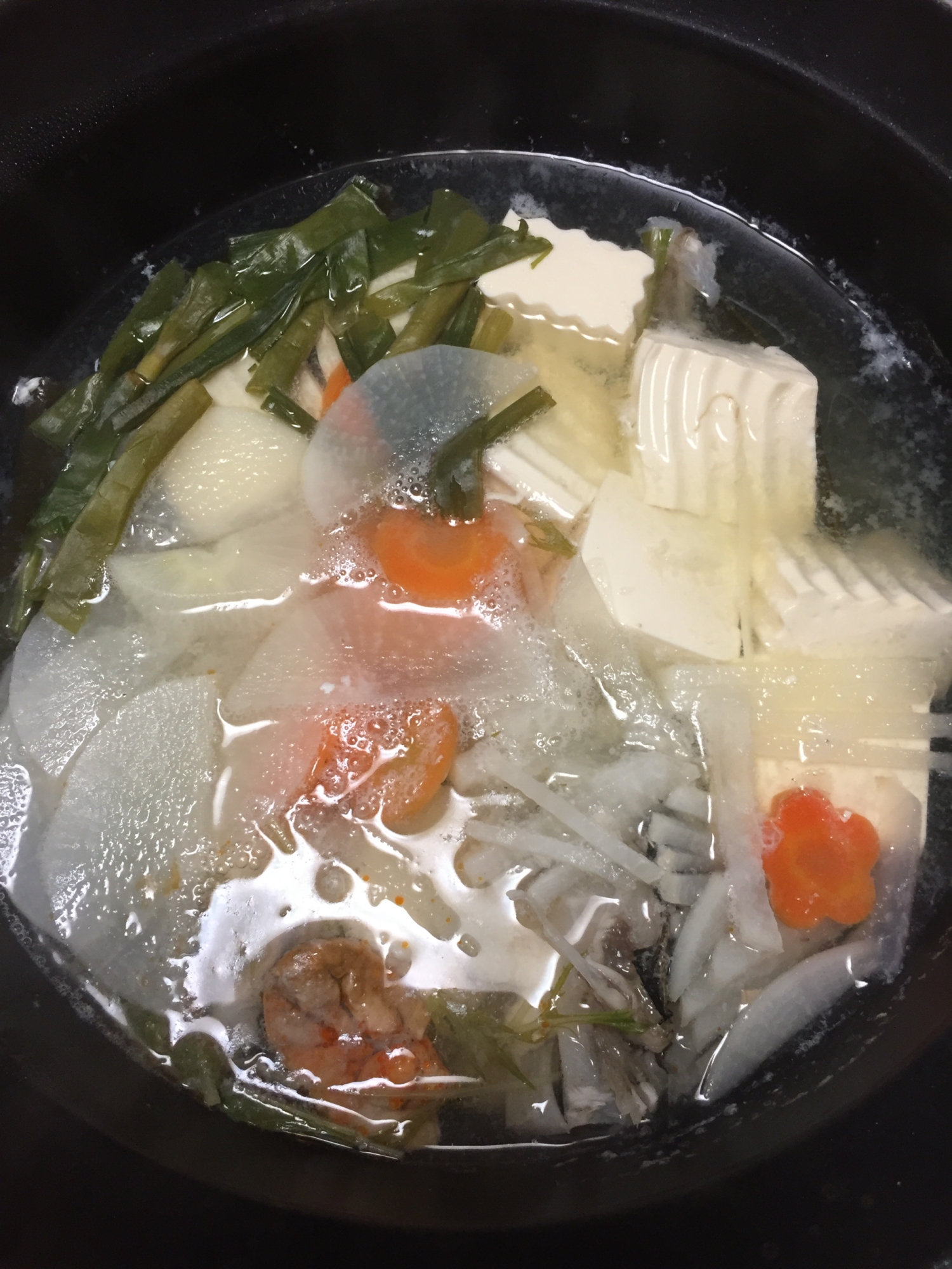 アンコウの水炊き