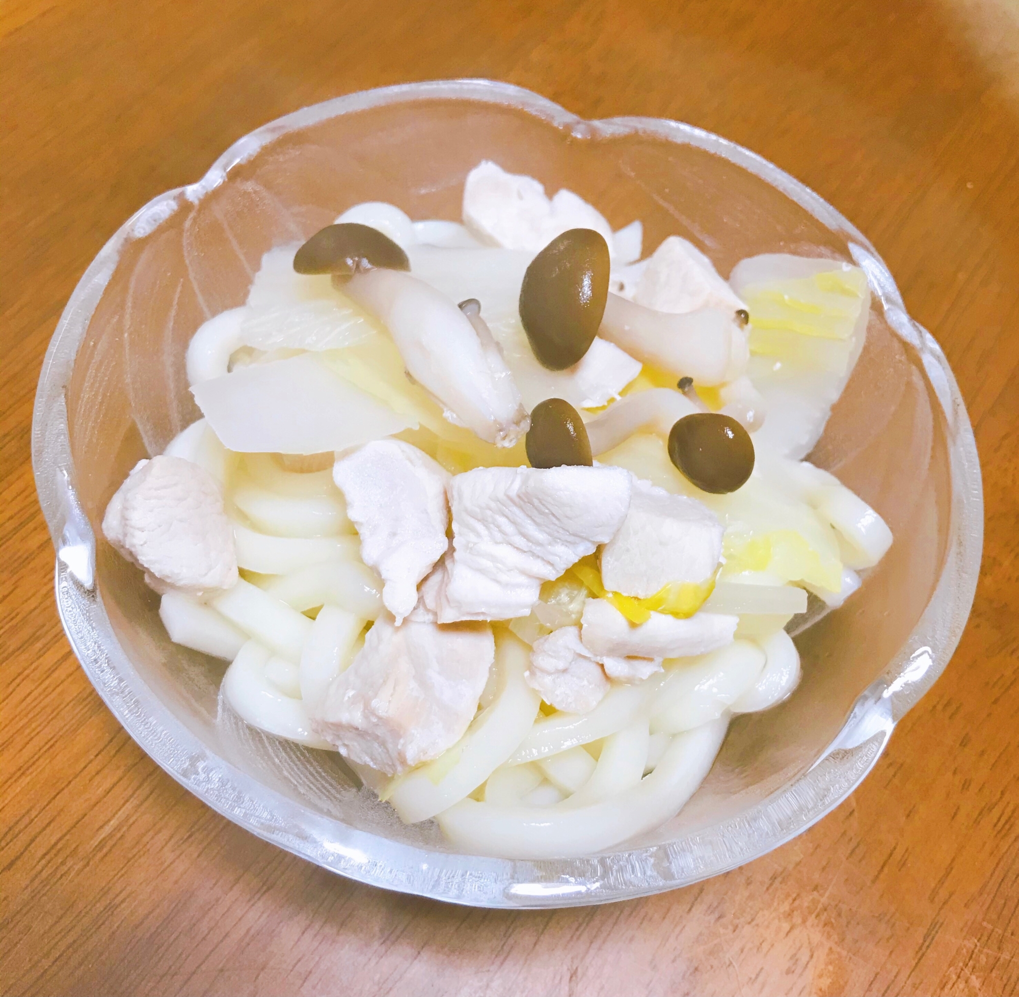 さっぱり鶏むねうどん